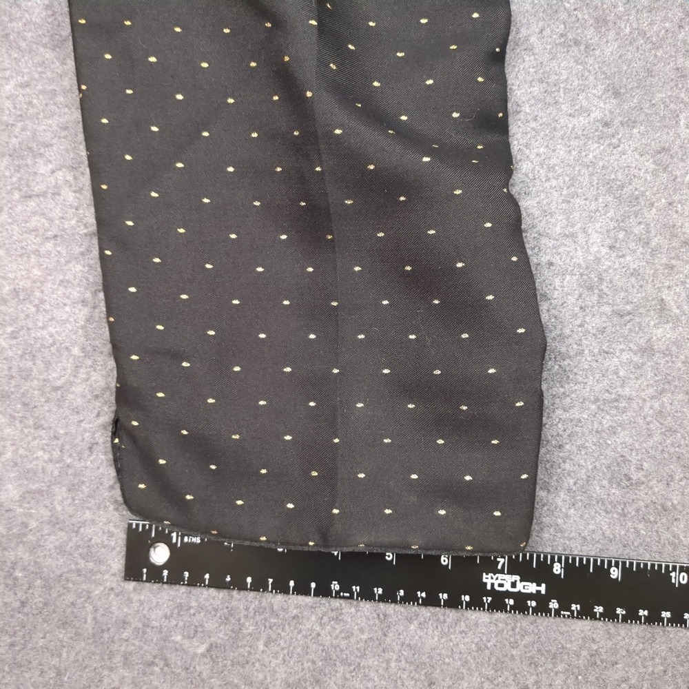 Talbots Woman Black Gold Polka Dot Embroidered Ankle Dress Pants Plus Size 16W - Picture 10 of 14